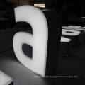 DINGYISIGN Factory Supply Rimless Wall Mounted Front Light Led Letters Custom Led Shop Sign Board